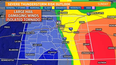 Denver weather: Severe storm chances around the metro